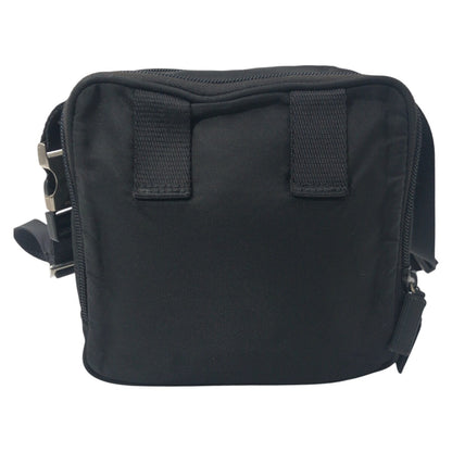 PRADA Shoulder Bag Nylon black Test Triangular logo