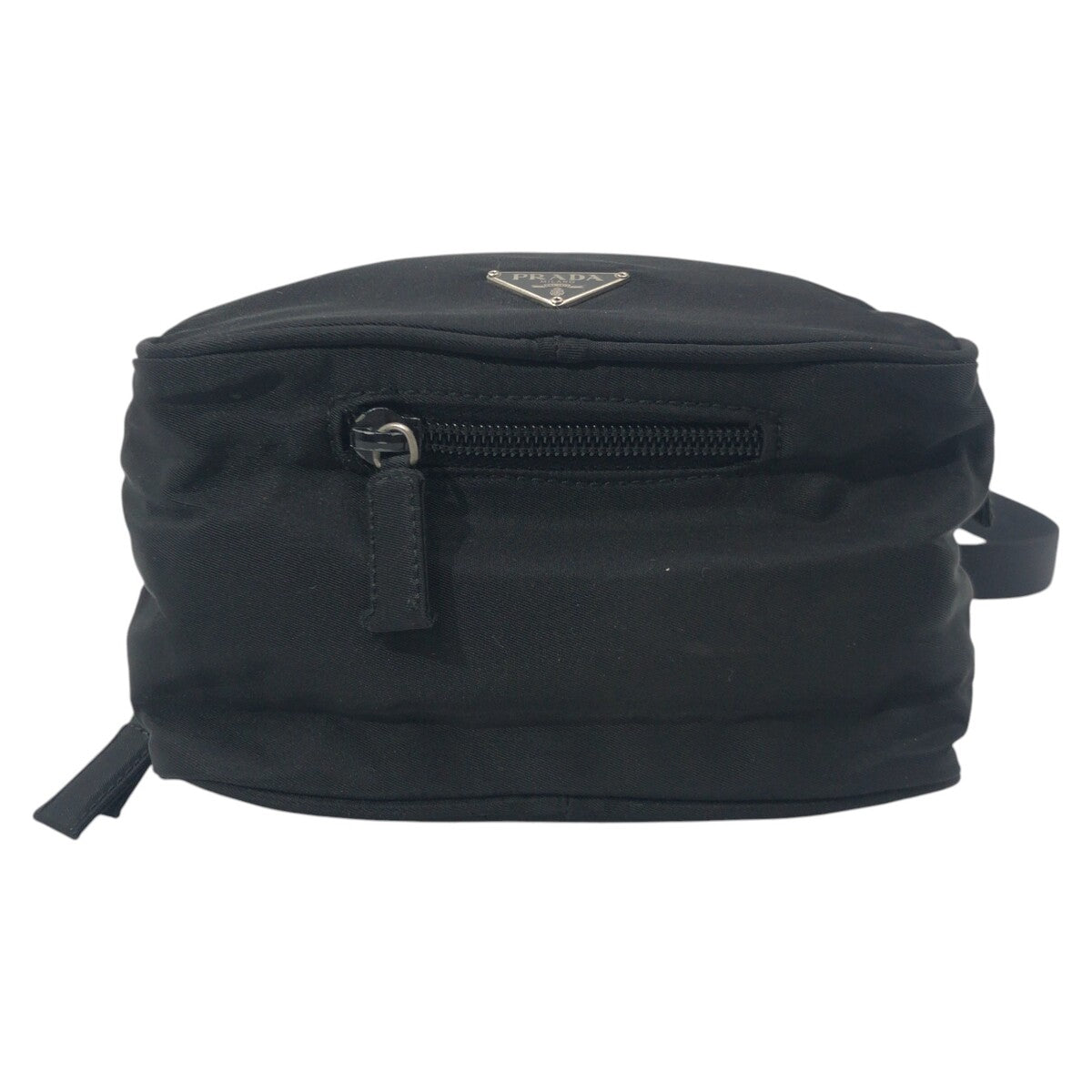 PRADA Shoulder Bag Nylon black Test Triangular logo
