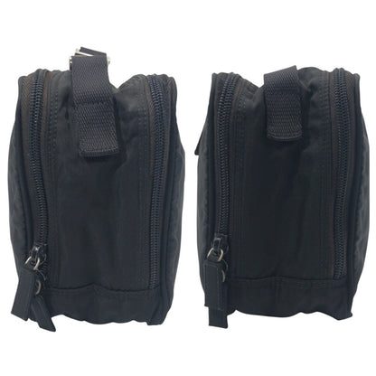 PRADA Shoulder Bag Nylon black Test Triangular logo