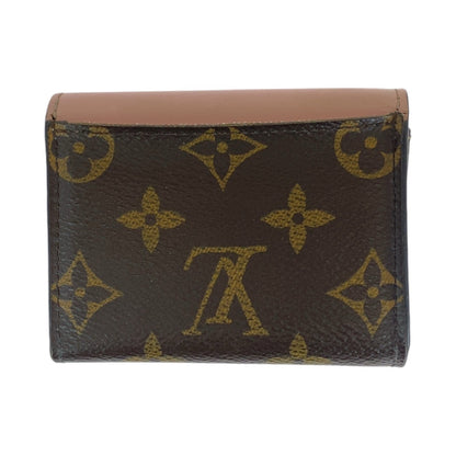 LOUIS VUITTON Tri-fold wallet M62933 leather Rose Ballerine Pink Brown Monogram Portefeuille Zoe