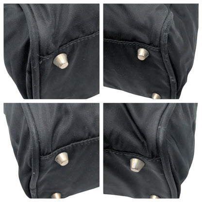 PRADA Business bag Nylon Black black Test Triangular logo