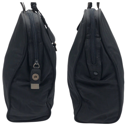 PRADA Business bag Nylon Black black Test Triangular logo