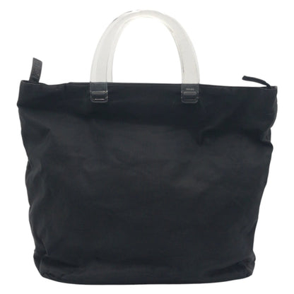 PRADA Handbag Nylon Black black Test Triangular logo