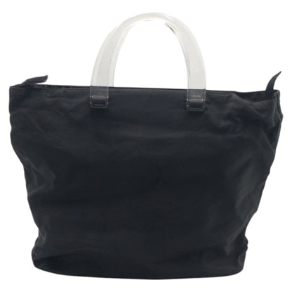 PRADA Handbag Nylon Black black Test Triangular logo