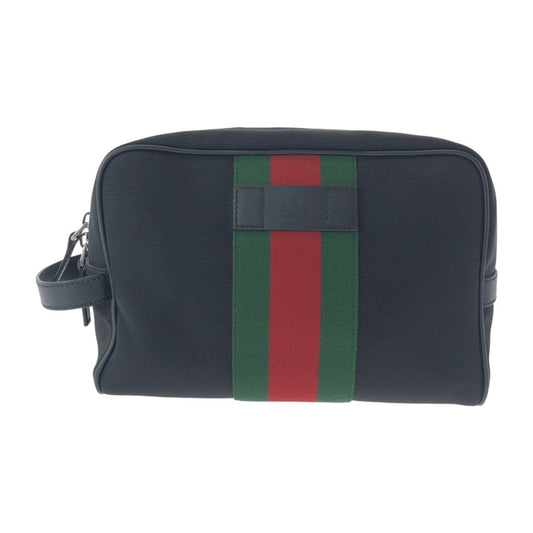 GUCCI business bag 630916 canvas Black SilverMetal Sherry line