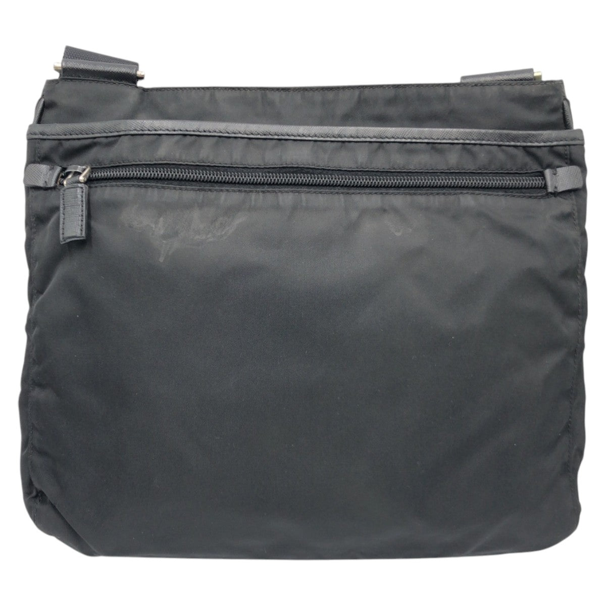 PRADA Shoulder Bag Nylon Black black Test Triangular logo