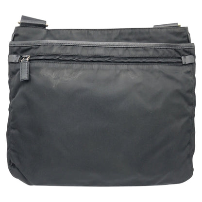PRADA Shoulder Bag Nylon Black black Test Triangular logo