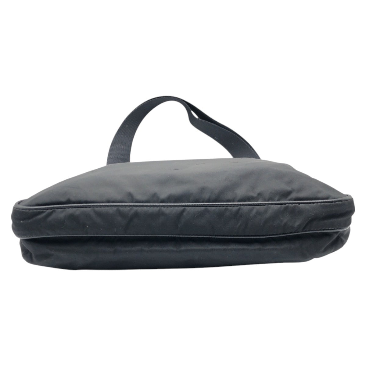 PRADA Shoulder Bag Nylon Black black Test Triangular logo