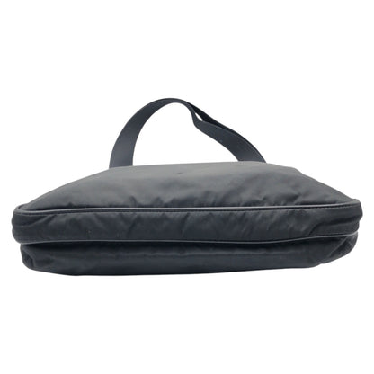 PRADA Shoulder Bag Nylon Black black Test Triangular logo