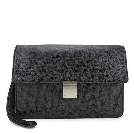 LOUIS VUITTON business bag M30782 Taiga black Selenga