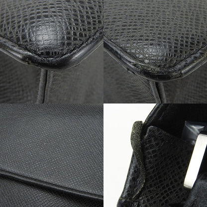 LOUIS VUITTON business bag M30782 Taiga black Selenga