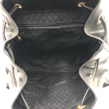 GUCCI Backpack 003 1998 0016 leather Black black Bamboo