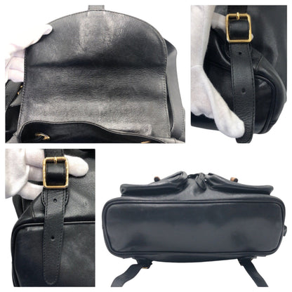 GUCCI Backpack 003 1998 0016 leather Black black Bamboo