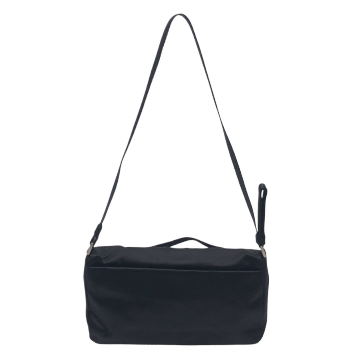 PRADA Shoulder Bag Satin black