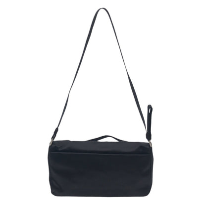 PRADA Shoulder Bag Satin black