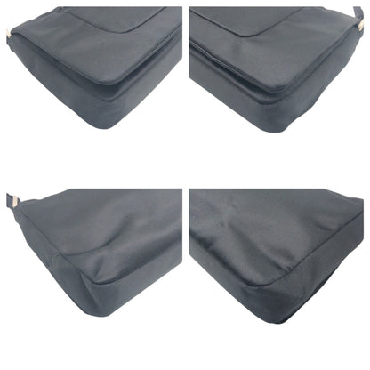PRADA Shoulder Bag Satin black