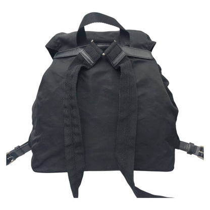 PRADA Backpack Nylon Black black Test Triangular logo