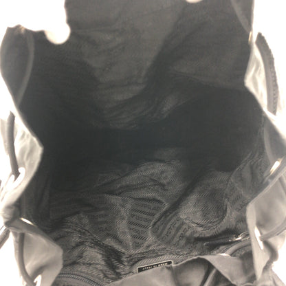 PRADA Backpack Nylon Black black Test Triangular logo