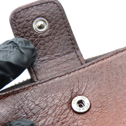 PRADA Bifold Wallet 1M0522 leather Brown