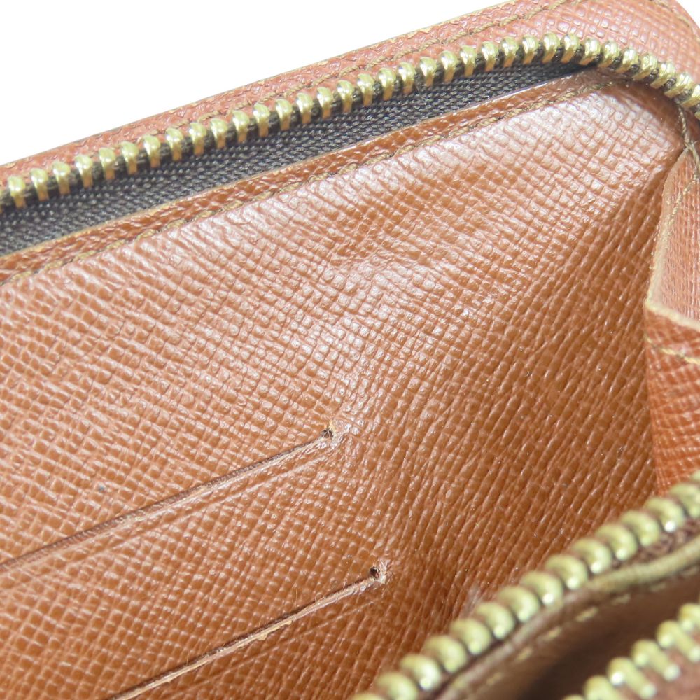 LOUIS VUITTON Long Wallet Purse M61727 Monogram Brown Porto Monezup