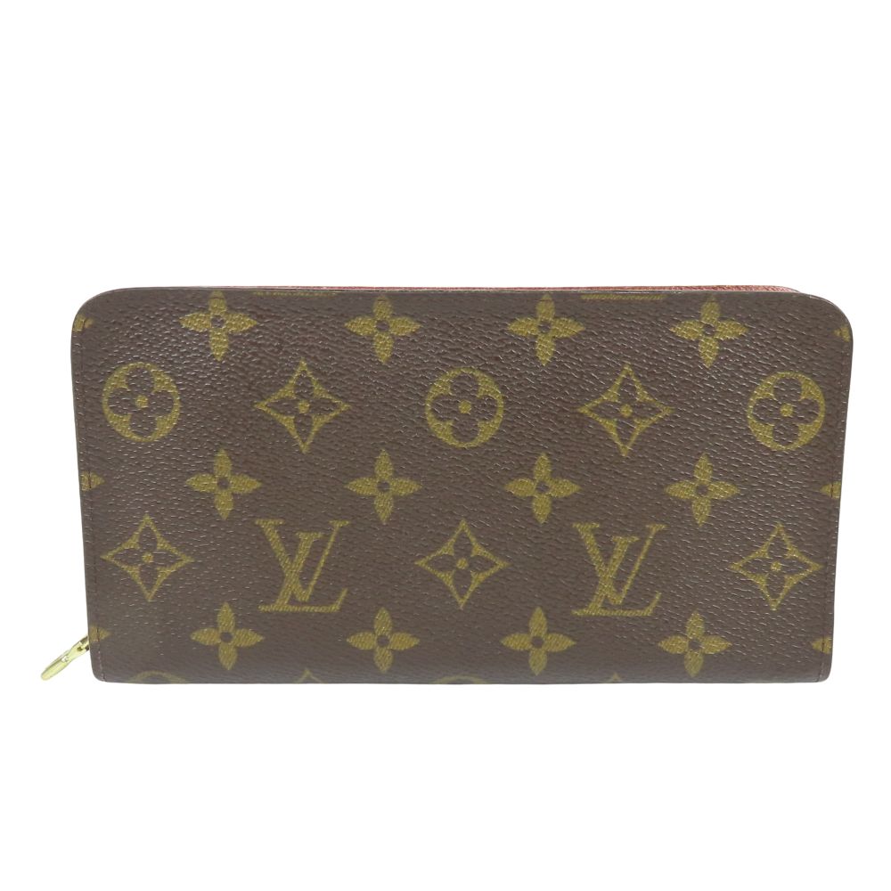 LOUIS VUITTON Long Wallet Purse M61727 Monogram Brown Porto Monezup