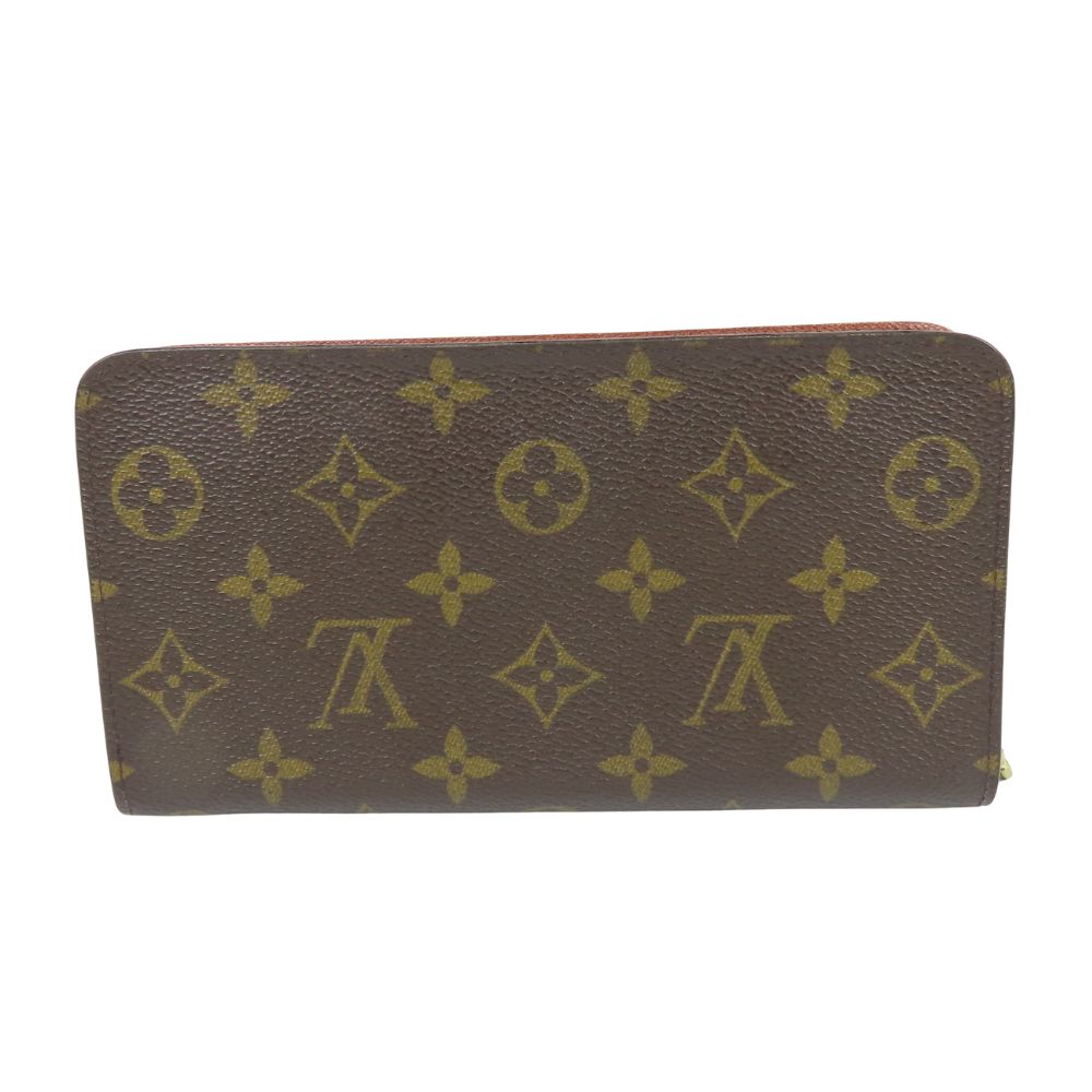 LOUIS VUITTON Long Wallet Purse M61727 Monogram Brown Porto Monezup