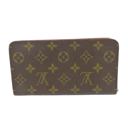 LOUIS VUITTON Long Wallet Purse M61727 Monogram Brown Porto Monezup