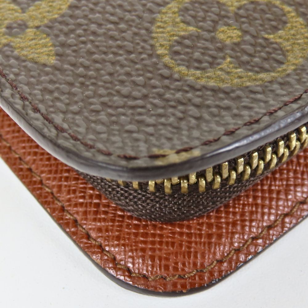 LOUIS VUITTON Long Wallet Purse M61727 Monogram Brown Porto Monezup