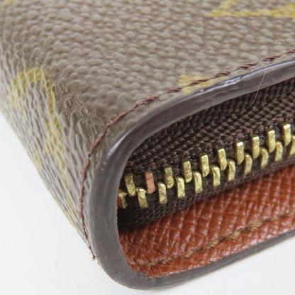 LOUIS VUITTON Long Wallet Purse M61727 Monogram Brown Porto Monezup