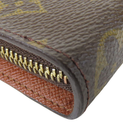 LOUIS VUITTON Long Wallet Purse M61727 Monogram Brown Porto Monezup