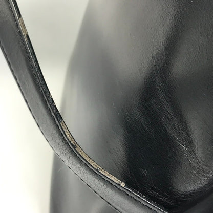 CARTIER Shoulder Bag leather black Leopard leopard print leopard PANTHERE Women Used Authentic