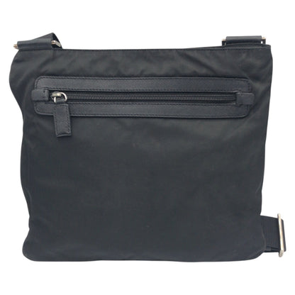 PRADA Shoulder Bag Nylon Black black Test Triangular logo