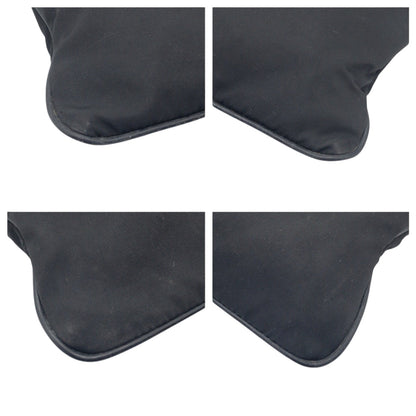 PRADA Shoulder Bag Nylon Black black Test Triangular logo