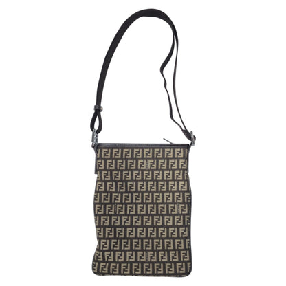 FENDI Shoulder Bag 2305 8BT079 JQ4 049 canvas Brown Zucchino