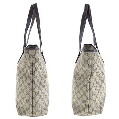 GUCCI Tote Bag 211137 GG Supreme Canvas beige