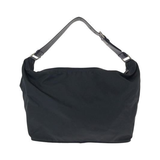 PRADA Handbag Nylon black Test Triangle With logo