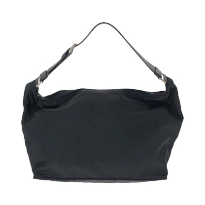 PRADA Handbag Nylon black Test Triangle With logo