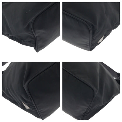 PRADA Handbag Nylon black Test Triangle With logo