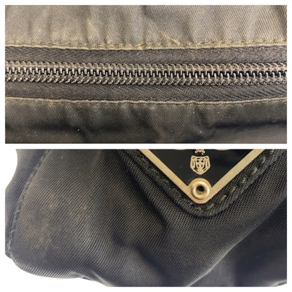 PRADA Tote Bag Nylon black Test Triangle With logo