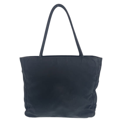 PRADA Tote Bag Nylon black Test Triangle With logo