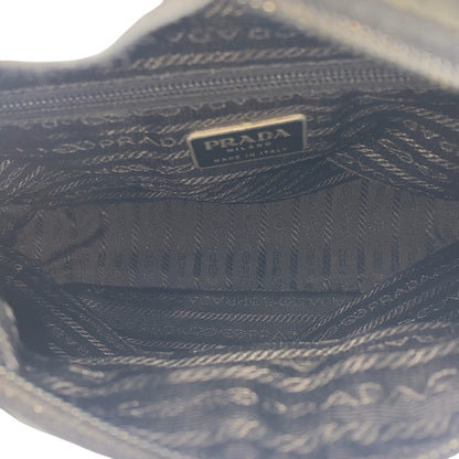 PRADA Tote Bag Nylon black Test Triangle With logo