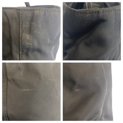 PRADA Tote Bag Nylon black Test Triangle With logo