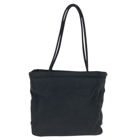 PRADA Tote Bag Nylon Black SilverMetal Test