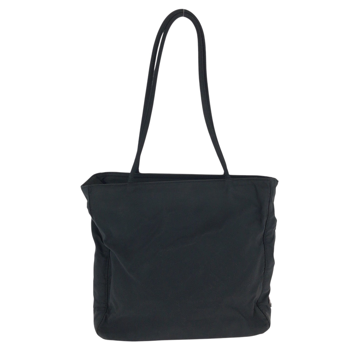 PRADA Tote Bag Nylon Black SilverMetal Test
