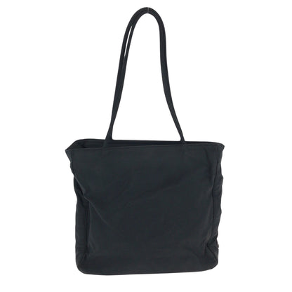 PRADA Tote Bag Nylon Black SilverMetal Test