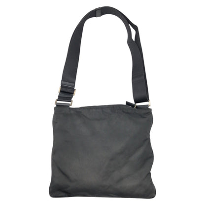 PRADA Shoulder Bag Nylon Black black Test Triangular logo