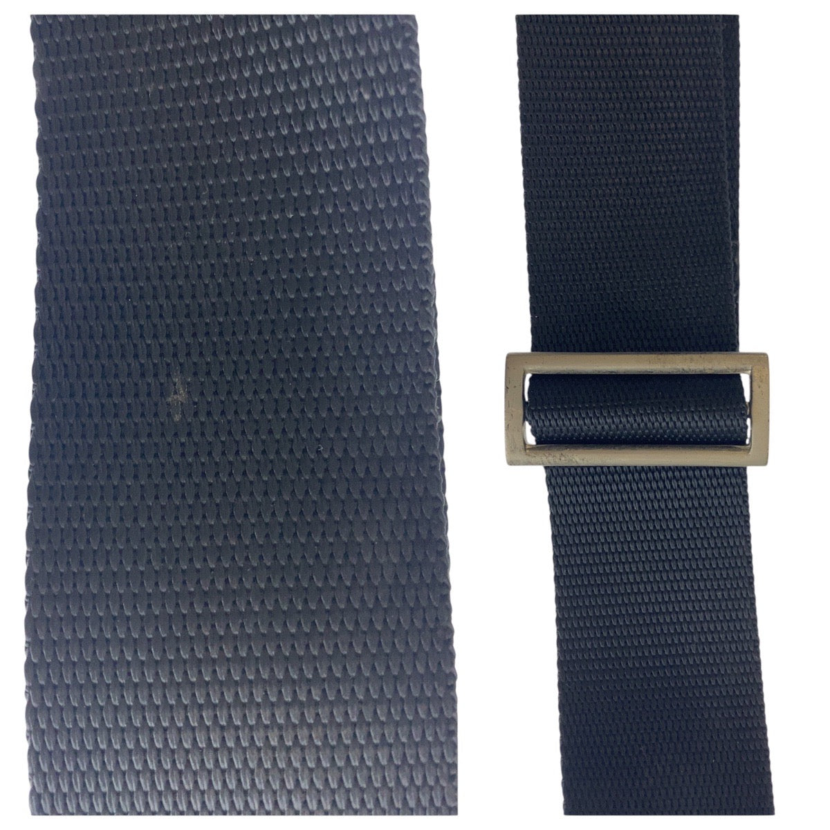 PRADA Shoulder Bag Nylon black Test Triangle With logo