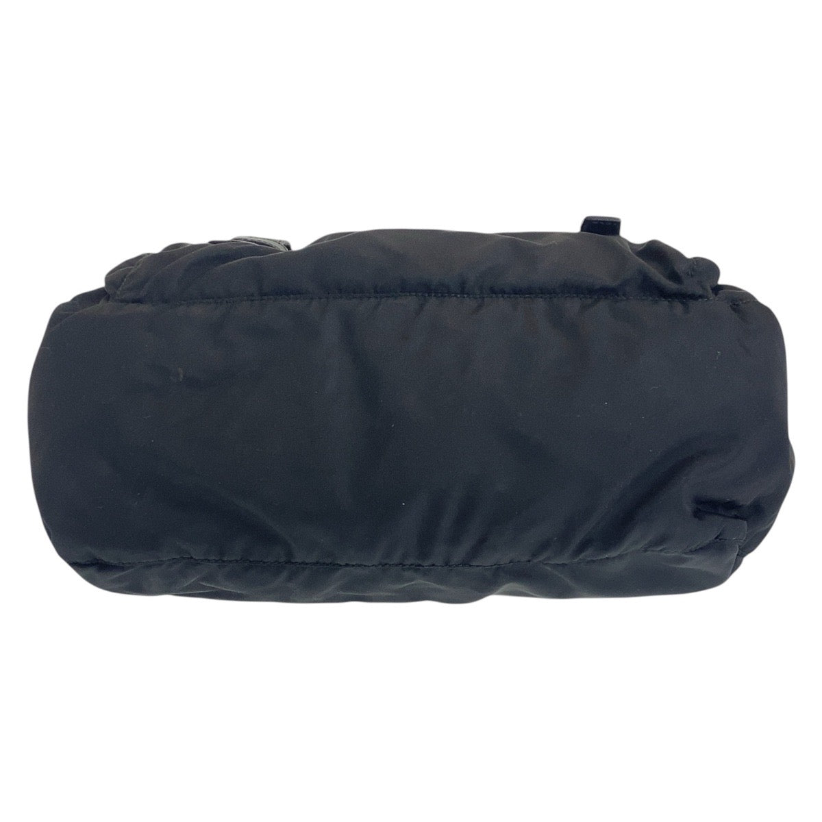 PRADA Shoulder Bag Nylon black Test Triangle With logo