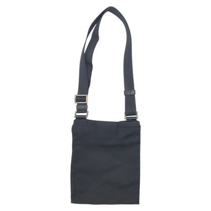 PRADA Shoulder Bag Nylon Black black Test Triangular logo