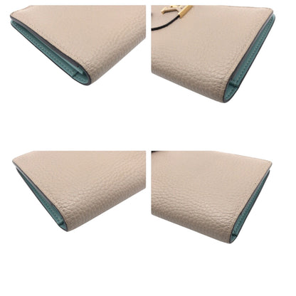 LOUIS VUITTON Long Wallet Purse M81367 leather beige galle LV Vertical